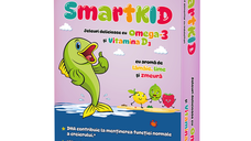 Smartkid cu Omega-3 si vitamina D, aroma de zmeura, 30 jeleuri, Naturalis