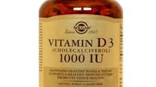Solgar Vitamin D3 1000UI, 100 tablete masticabile