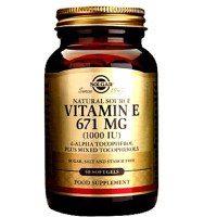Solgar Vitamin E 1000 UI, 671 mg, 50 capsule gelate - 1