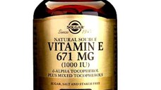 Solgar Vitamin E 1000 UI, 671 mg, 50 capsule gelate