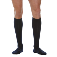 Sosete din lana si casmir, pana la genunchi, bleumarin - 5 (XL) - 1