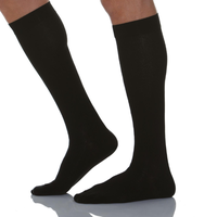 Sosete din lana si casmir, pana la genunchi, negru - 4 (L) - 1