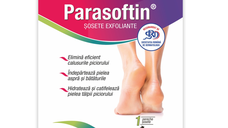 Sosete exfoliante Parasoftin, 1 pereche, Zdrovit
