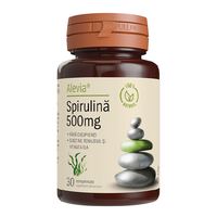 Spirulina 500 mg, 30 comprimate, Alevia - 1
