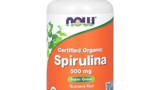 Spirulina Organica, 500 mg, 100 tablete, Now Foods