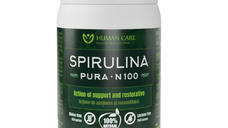 Spirulina Pura 500mg, 100 capsule, Human Care