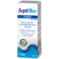Spray nazal cu Apa de Mare Hipertona, 30 ml, Septimar Forte - 1