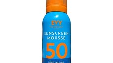 Spuma pentru fata si corp cu SPF 50 Sunscreen Mousse, 100 ml, Evy Technology