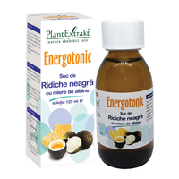 Suc de ridiche neagra cu miere de albine Energotonic, 125 ml, Plant Extrakt - 1