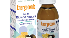 Suc de ridiche neagra cu miere de albine Energotonic, 125 ml, Plant Extrakt