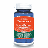 Super Enzime Digestive, 10 capsule, Herbagetica - 1