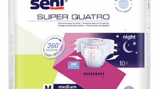 Super Seni Quatro Medium 10 Scutece adulti cu sistem inchis