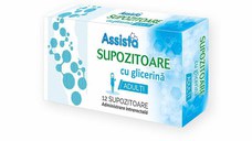 Supozitoare pentru adulti 2350mg, 12 bucati, Assista