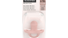 Suzeta fiziologica SX Pro Colour Essence, 6-18 luni, Nude, 1 bucata, Suavinex