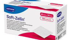 Tampoane impregnate cu alcool Soft-Zellin 60mm*30mm, 100 bucati, Hartamnn