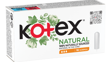 Tampoane interne Natural Normal, 16 bucati, Kotex