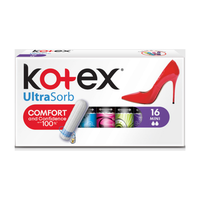 Tampoane Mini UltraSorb, 16 buc, Kotex - 1