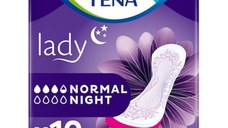 TENA Lady Absorbante incontinenta urinara Normal Night, 10 buc