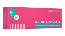 Test rapid ovulatie, 10 benzi testare, Advent Life
