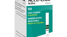 Teste glicemie Accu-Chek Active, 50 bucati, Roche