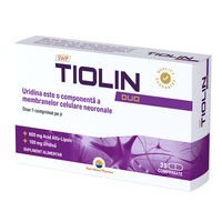 Tiolin Duo, 30 comprimate, Sun Wave Pharma - 1