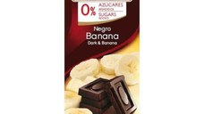 TORRAS Ciocolata neagra cu banana fara zahar si fara gluten, 75g