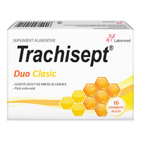 Trachisept Duo Clasic, 16 comprimate, Labormed - 1