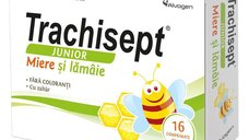 Trachisept Junior miere si lamaie, 16 comprimate