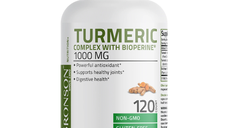 Turmeric 1000 mg cu Bioperina 5 mg, 120 capsule, Bronson Laboratories