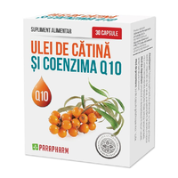 Ulei de catina si coenzima Q10, 30 capsule, Parapharm - 1