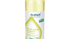Ulei de masaj relaxant F cu miros de lamaie, 1000ml, Aliphia
