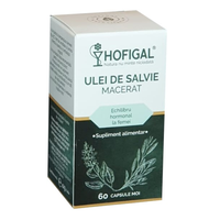 Ulei de salvie macerat, 60 capsule moi, Hofigal - 1