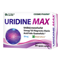 Uridine Max, 250 mg, 30 capsule vegetale, Cosmo Pharm - 1