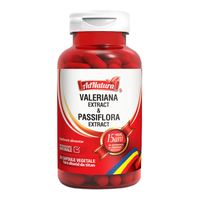 Valeriana + Passiflora, 30 capsule, AdNatura - 1