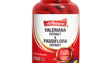 Valeriana + Passiflora, 30 capsule, AdNatura