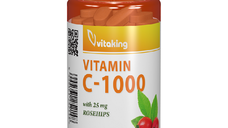 Vitamina C 1000 mg cu macese, 100 comprimate, VitaKing