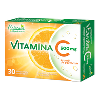 Vitamina C 500mg, 30 comprimate, Naturalis - 1