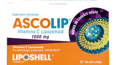 Vitamina C Lipozomala cu aroma de coacaze, 1000 mg, 30 plicuri, Liposhell