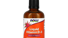 Vitamina D-3 Lichida, 100 IU/picatura, 59 ml, Now Foods