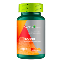 Vitamina D-5000, 120 capsule, Adams - 1