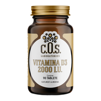 Vitamina D3 2000IU, 90 tablete, COS Laboratories - 1