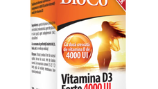 Vitamina D3 Forte 4000UI, 100 comprimate, BioCo