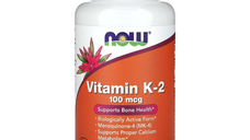 Vitamina K-2, 100 mcg, 100 capsule, Now Foods