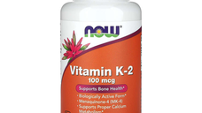 Vitamina K-2, 100 mcg, 100 capsule, Now Foods
