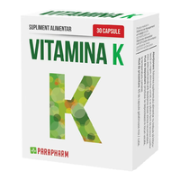 Vitamina K, 30 capsule, Parapharm - 1