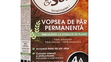 Vopsea de par fara amoniac, fara silicon, saten rece, 4A, Color&Soin