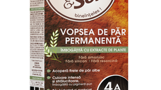 Vopsea de par fara amoniac, fara silicon, saten rece, 4A, Color&Soin