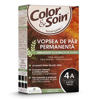 Vopsea de par fara amoniac, fara silicon, saten rece, 4A, Color&Soin - 1
