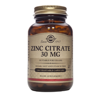 Zinc Citrate, 30 mg, 100 capsule, Solgar - 1