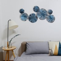 Accesoriu decorativ de perete metalic Astrid Multicolor 79x35 cm - 4